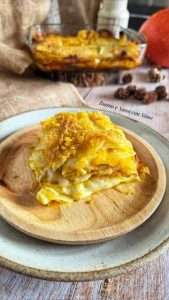Mille foglie di patate e zucca .