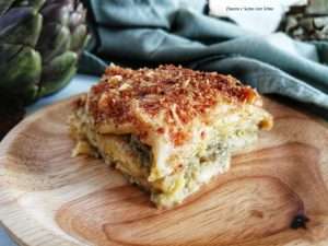Lasagne vegetariane ai carciofi