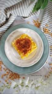 Tortino di polenta con cipolle