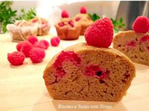 Fit Muffins ai lamponi
