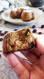 Muffins vegani ai mirtilli