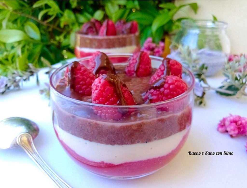 Trifle ai lamponi