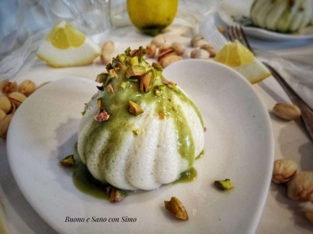 Budino proteico alla vaniglia limone  e pistacchio