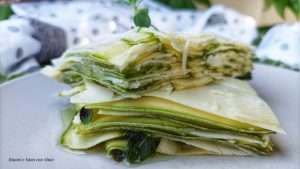 Millefoglie di Zucchine light