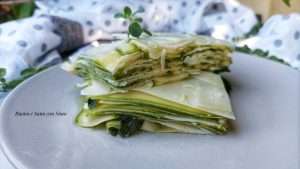 Millefoglie di Zucchine light