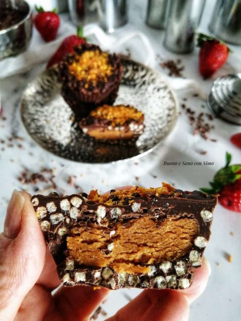 Coppette di Cioccolato al Burro di Arachidi