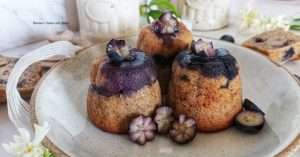 Muffins alle nocciole e mirtilli al grano saraceno