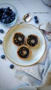 Cestini vegan ai mirtilli